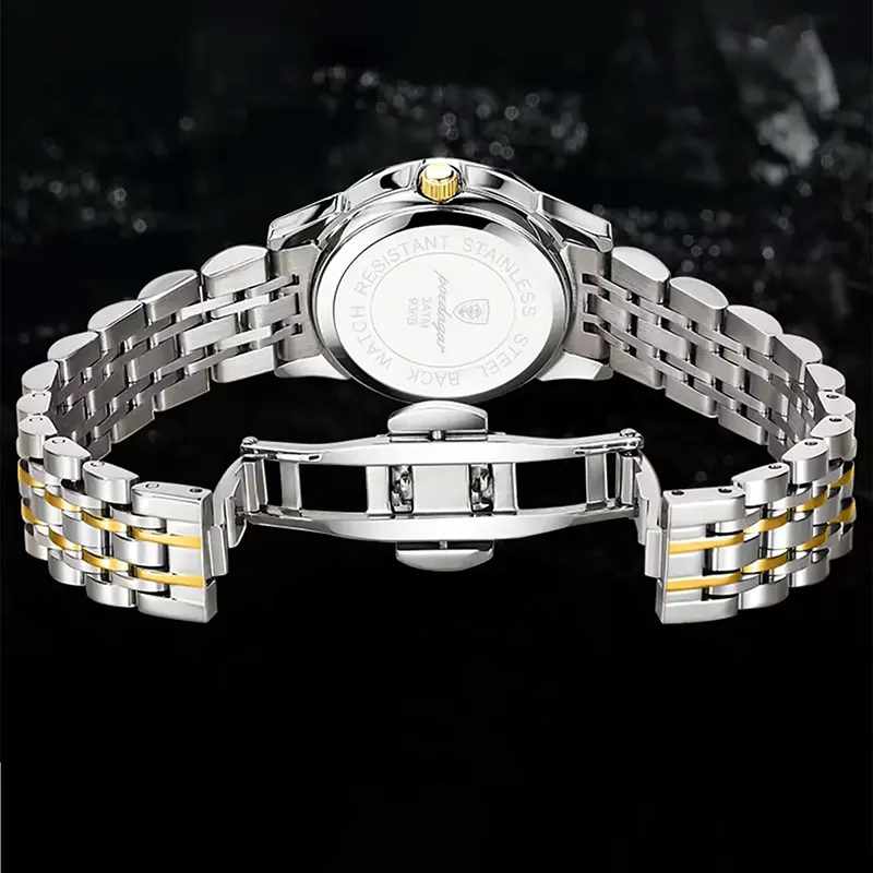 Poedagar 936 White Dial Quartz Couple Watch